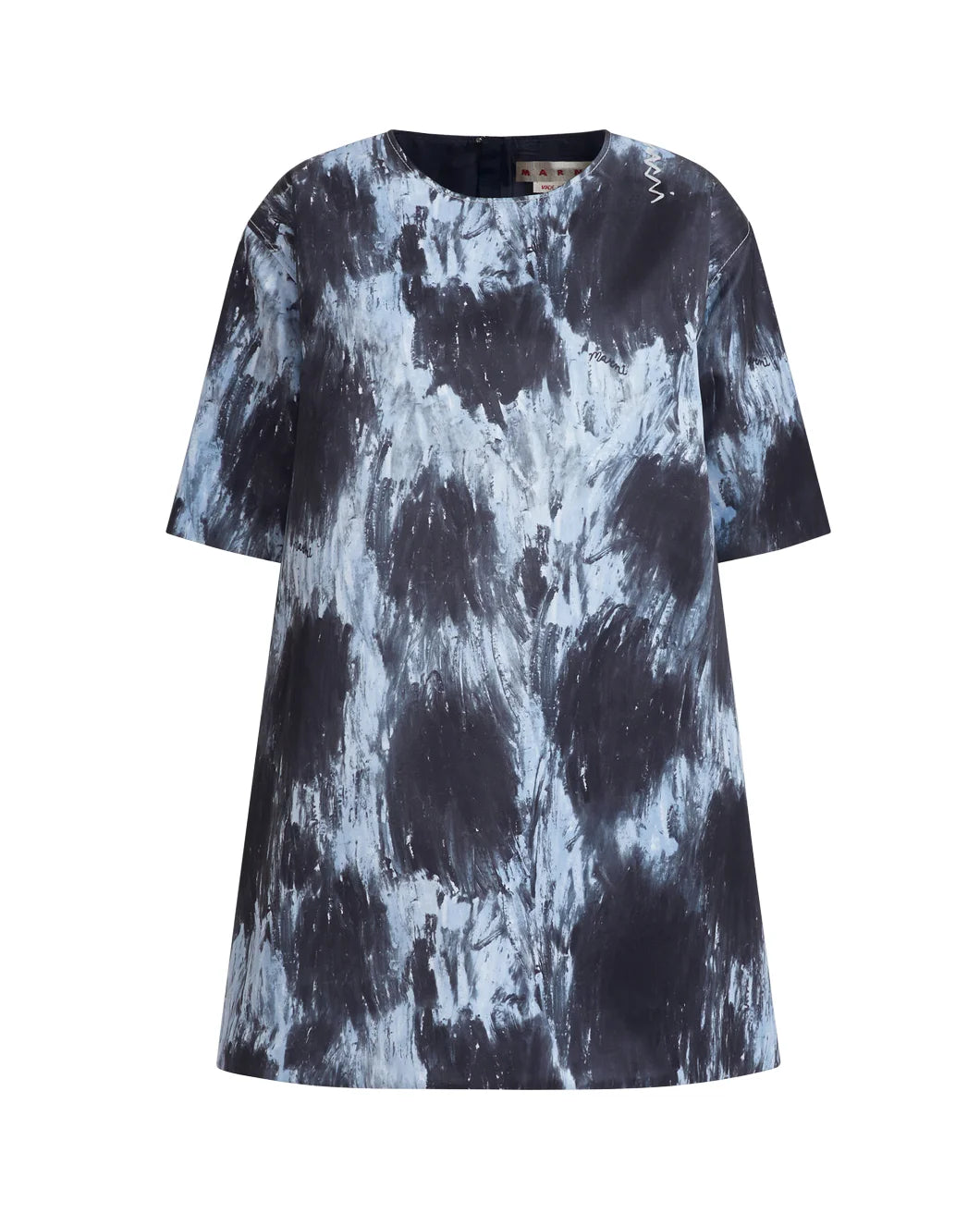 Short Sleeve A-Line Mini Dress Cozy T-Shirt Mini Dress