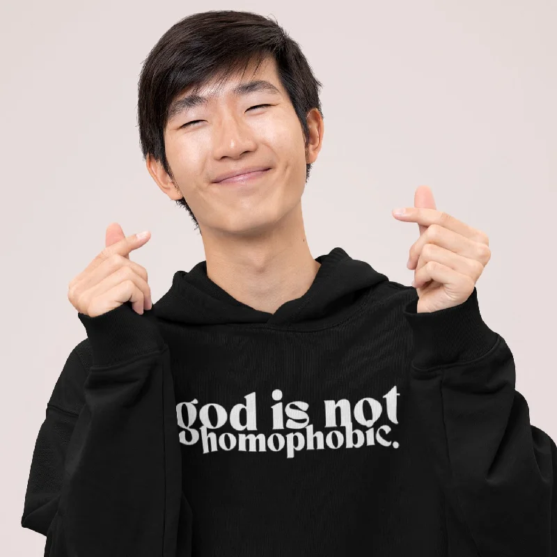 God Is Not Homophobic | Unisex Hoodie Hoodie Jacket Zipper Layering