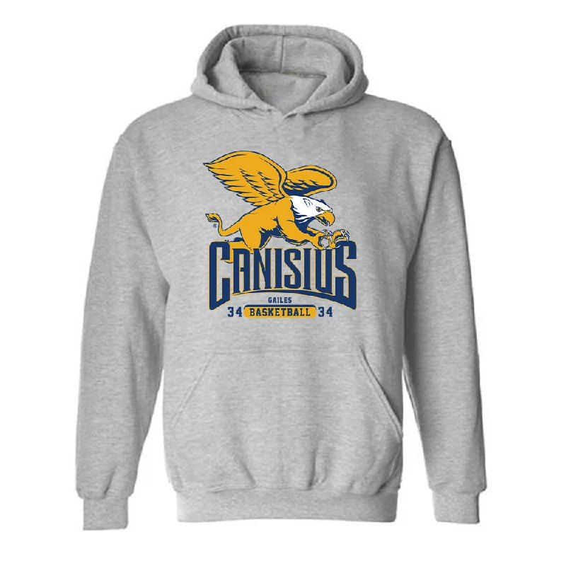 Canisius - NCAA Women's Basketball : Shariah Gailes - Classic Fashion Shersey Hooded Sweatshirt Hoodie with Hem Raw Edge Edgy Unfinished