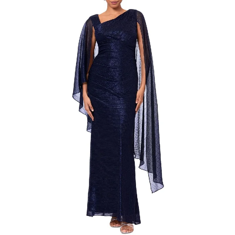 Womens Metallic Polyester Evening Dress Tunics Seasonal trendy