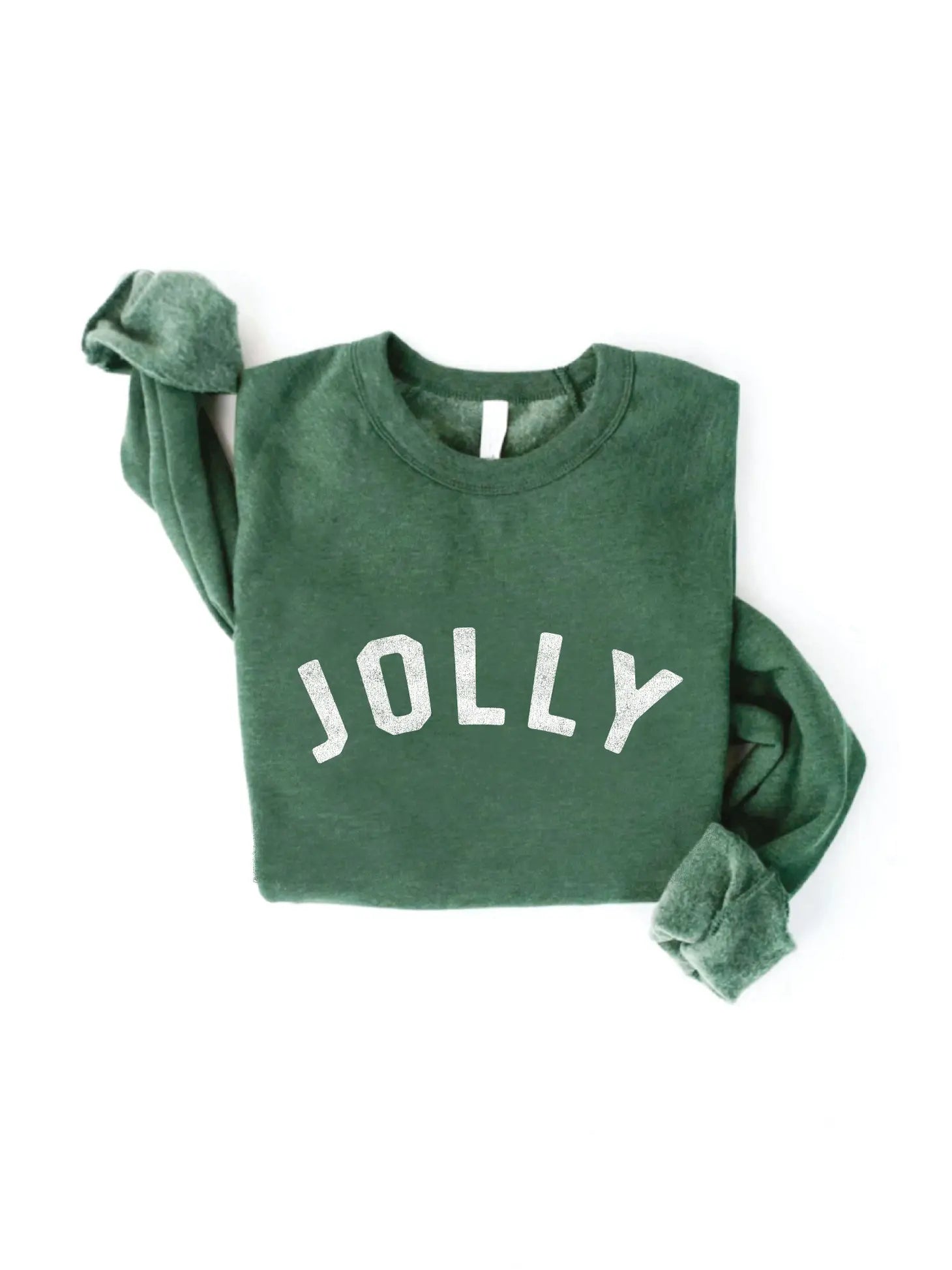Jolly Sweatshirt Hoodie with Distressed Vintage Worn