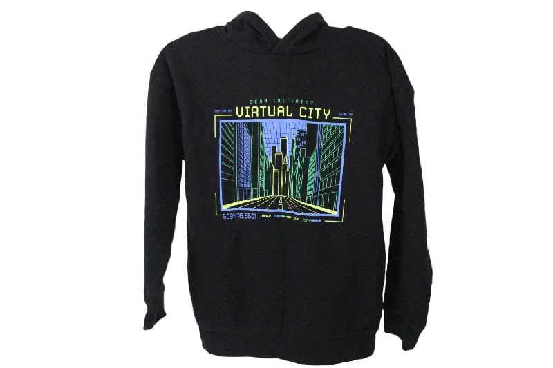Primark Virtual City Hoodie | 11/12 Hoodie with Rhinestones Sparkly Elegant