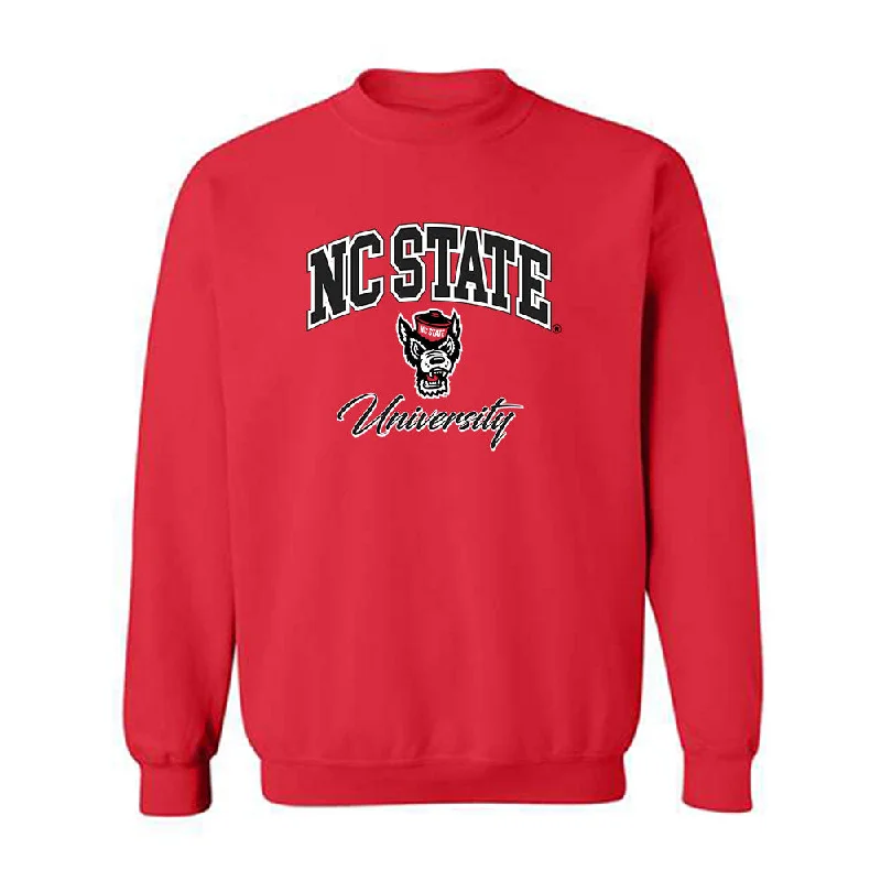 NC State - NCAA Women's Basketball : Tilda Trygger - Sports Shersey Crewneck Sweatshirt Hoodie with Monochrome Minimalist Simple