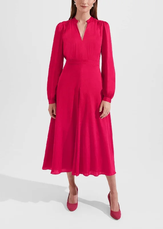 Ivanna Dress 0223/5902/9045l00 Jam-Pink Tunics Bridal satin