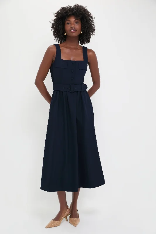 Navy Elle Dress Tunics Versatile stylish