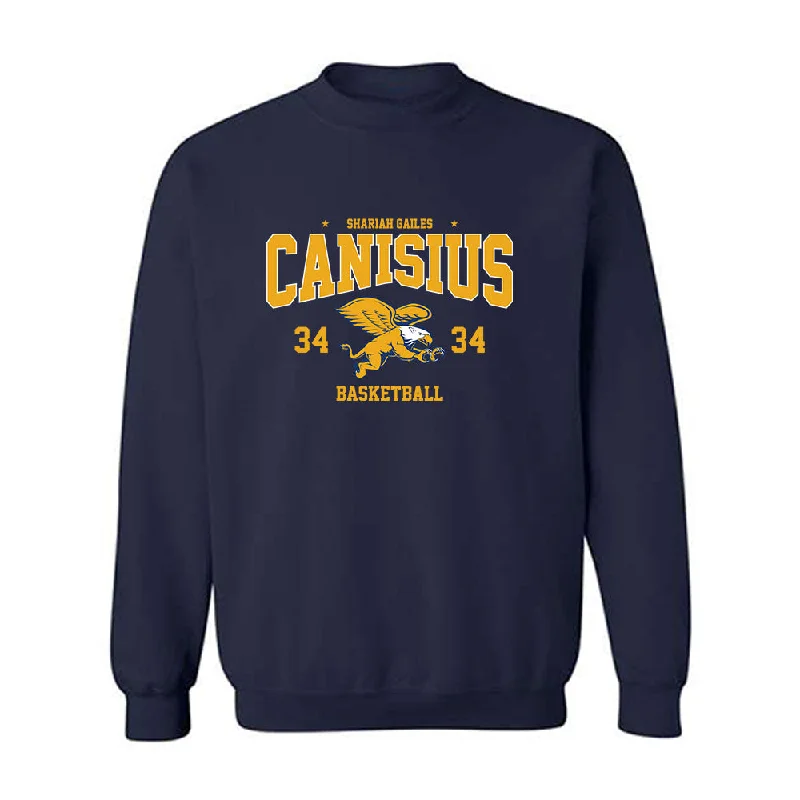 Canisius - NCAA Women's Basketball : Shariah Gailes - Classic Fashion Shersey Crewneck Sweatshirt Hooded Sweatshirt Casual Wear Street Style