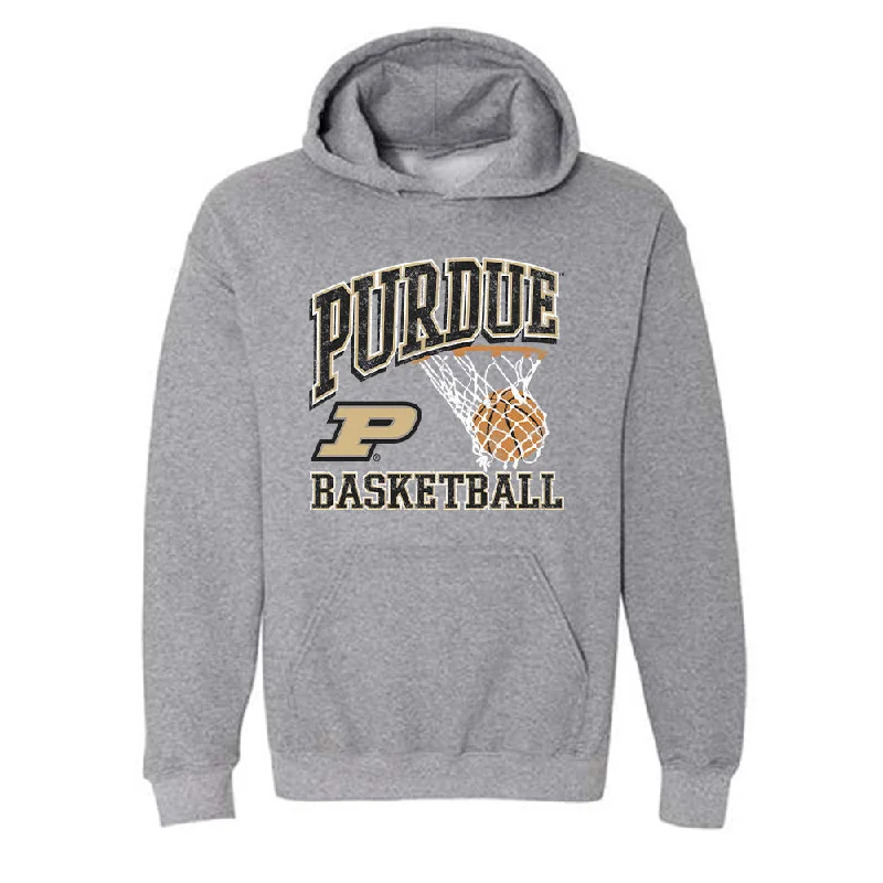 Purdue - NCAA Women's Basketball : Alaina Harper - Hooded Sweatshirt Hoodie with Rhinestones Sparkly Elegant