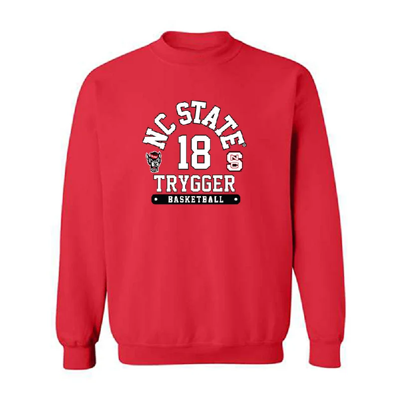 NC State - NCAA Women's Basketball : Tilda Trygger - Fashion Shersey Crewneck Sweatshirt Hoodie with Mesh Breathable Sporty