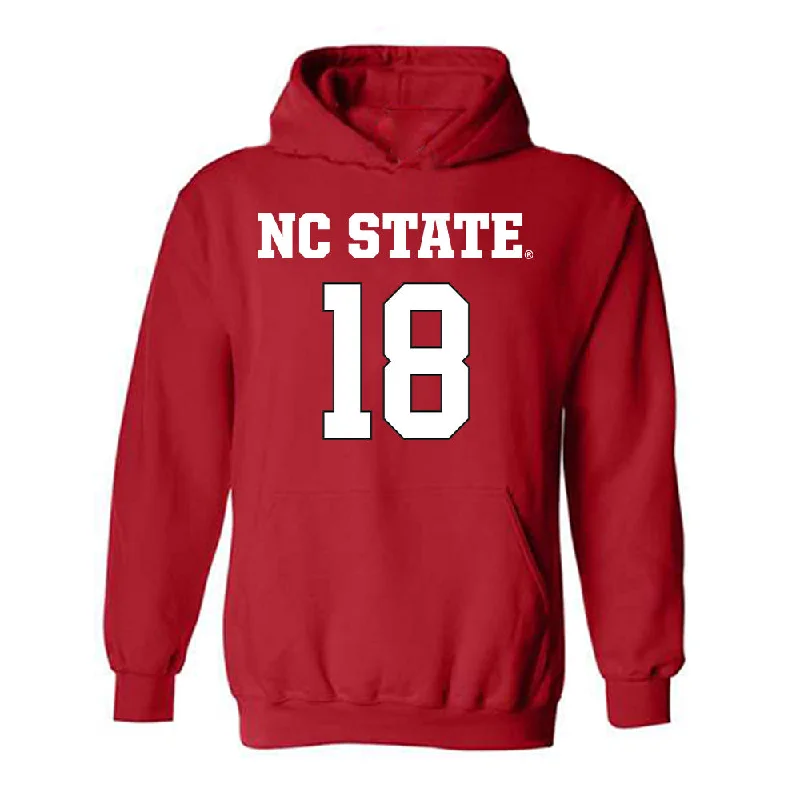 NC State - NCAA Women's Basketball : Tilda Trygger - Replica Shersey Hooded Sweatshirt Hoodie with Tie-Dye Psychedelic Retro