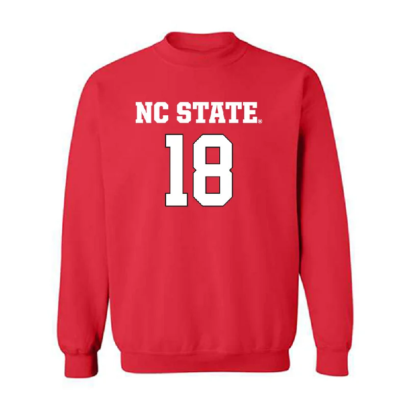 NC State - NCAA Women's Basketball : Tilda Trygger - Replica Shersey Crewneck Sweatshirt Hoodie with Gradient Ombre Colorful