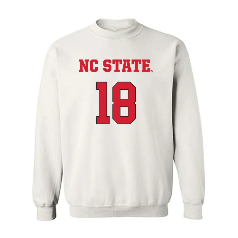NC State - NCAA Women's Basketball : Tilda Trygger - Replica Shersey Crewneck Sweatshirt Hoodie with Relaxed Fit Easy Casual