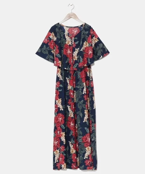 Hibiscus Camisole Dress and Cape Set Tunics Sophisticated sleek