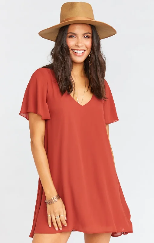 Kylie Mini Dress ~ Sienna Chiffon Chic Puff Sleeve Mini Dress