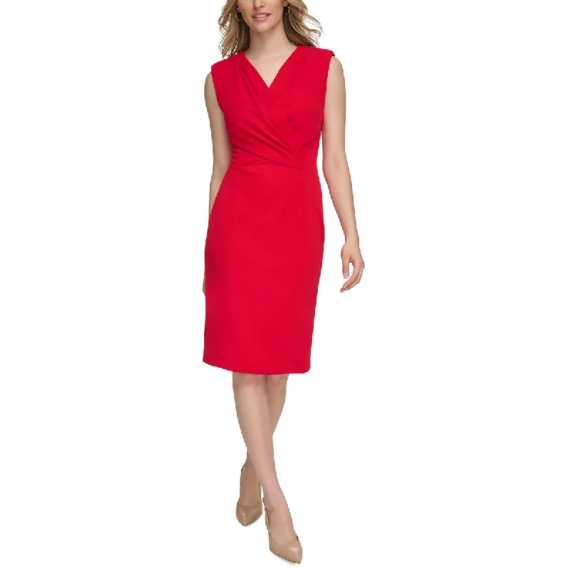 Womens Shoulder Pads Polyester Sheath Dress Tunics Travel practical