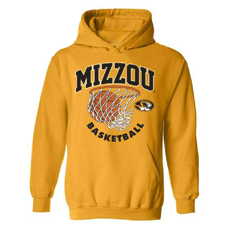 Missouri - NCAA Women's Basketball : Londyn Oliphant - Sports Shersey Hooded Sweatshirt Hoodie with Belted Waist Structured Tailored