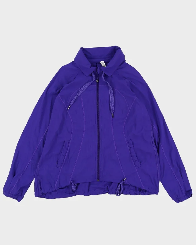 Lululemon Purple Hooded Windbreaker Jacket - M Hooded Jacket Caped Jacket Shawl Collar Jacket Lululemon Purple Hooded Windbreaker Jacket - M Hooded Jacket Caped Jacket Shawl Collar Jacket