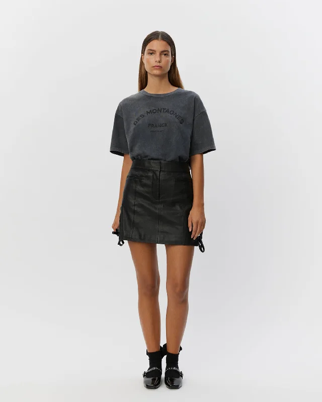 RYLEESW SKIRT - Black modal blend skirt