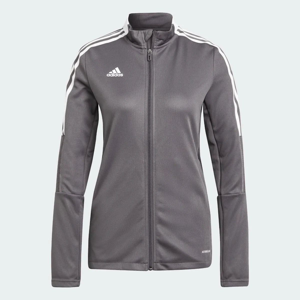 Adidas Women Tiro 21 Track Jacket - Team Grey Collared Jacket Crew Neck Jacket Turtle Neck Jacket Adidas Women Tiro 21 Track Jacket - Team Grey Collared Jacket Crew Neck Jacket Turtle Neck Jacket