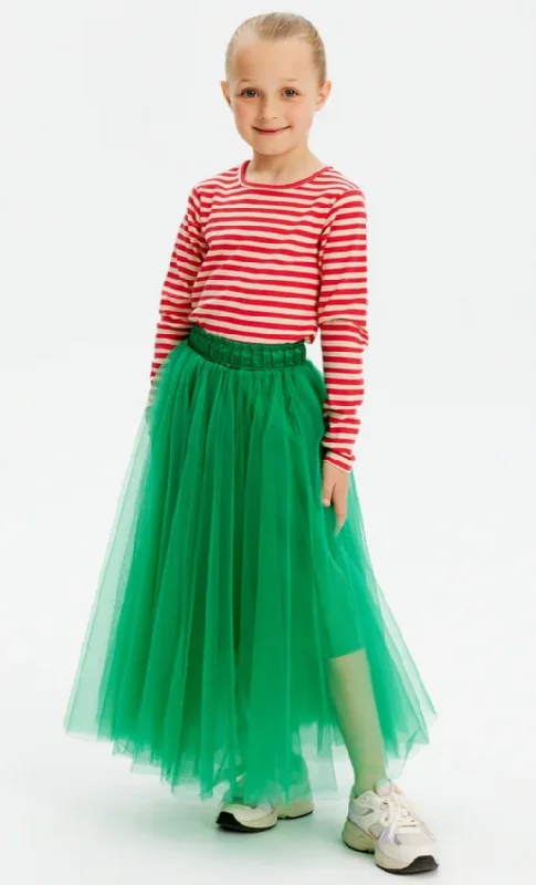 The Heaven Tulle Skirt - Bright Green - KIDS vintage skirt charm