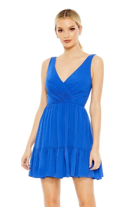Sleeveless Royal Blue Party Dress 70213 by Mac Duggal Tunics Seasonal trendy