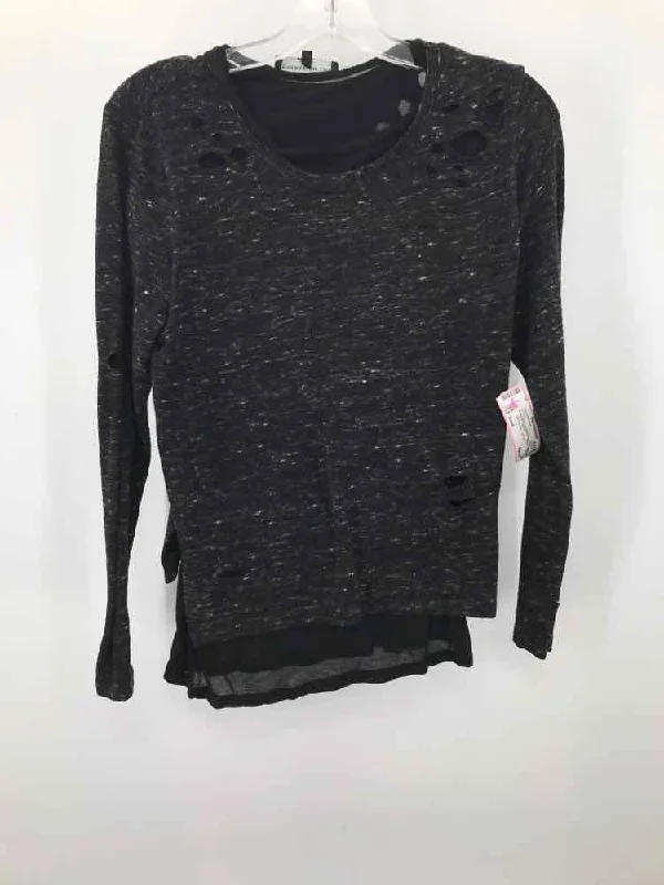 Pre-Owned Generation Love Black Size Small Sweater Print Jacquard Patchwork