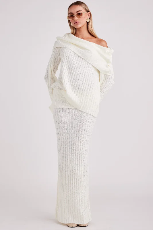 BROOKS MAXI SKIRT a-line skirt cut