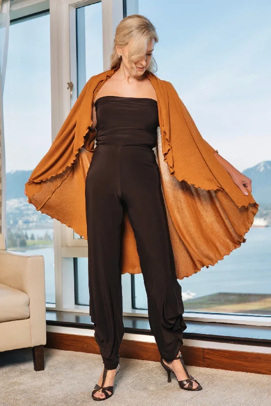 Travel Pants | Brushed Venezia Comfy Zip-Up Pants