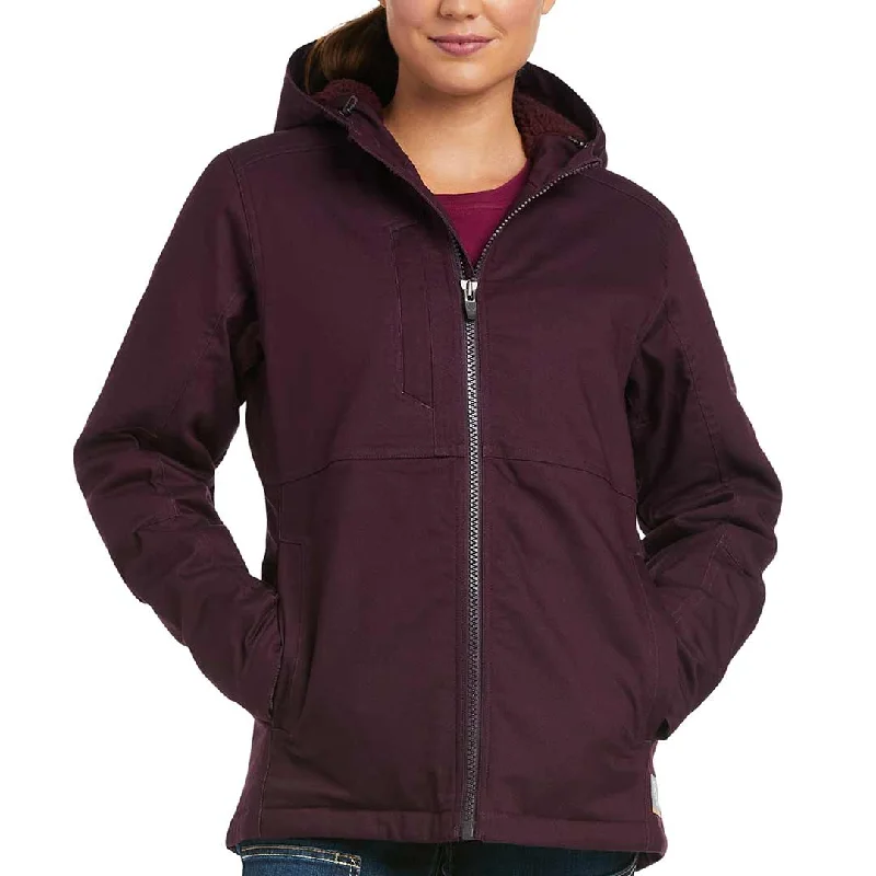 Ariat Women's Rebar DuraCanvas Insulated Jacket Wool Jacket Cashmere Jacket Tweed Jacket