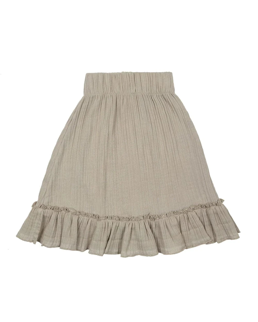 The Herb Gauze Skirt - KIDS velvet skirt glossy