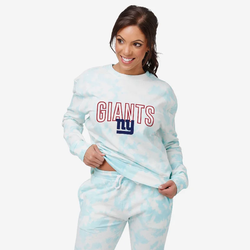 New York Giants Womens Cloud Coverage Sweater Anti-Pilling Anti-Shrink Durable