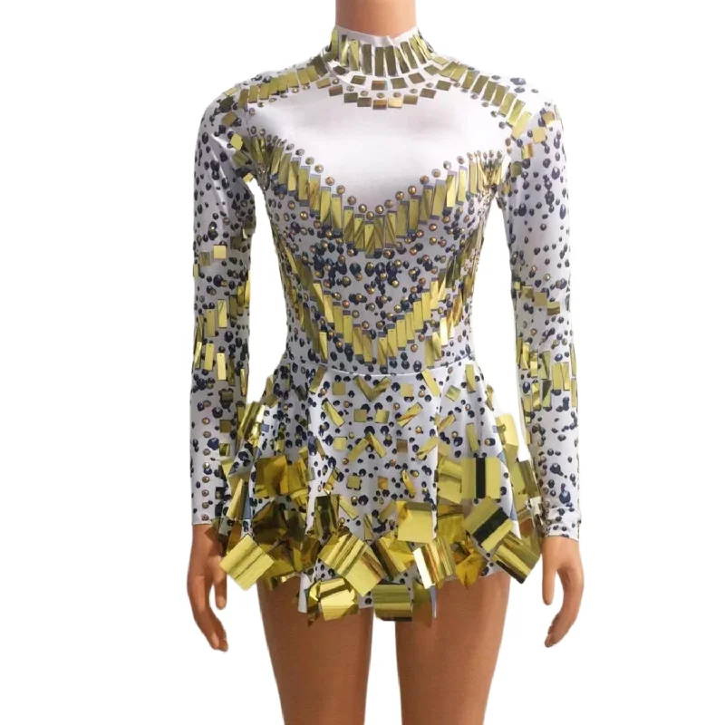 White Gold Dresses
