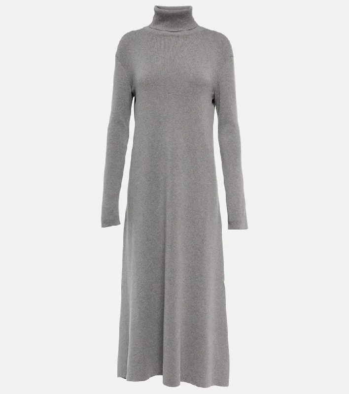 Loro Piana Grassmoor cashmere sweater dress Cable Knit Ribbed Knit Lace Knit