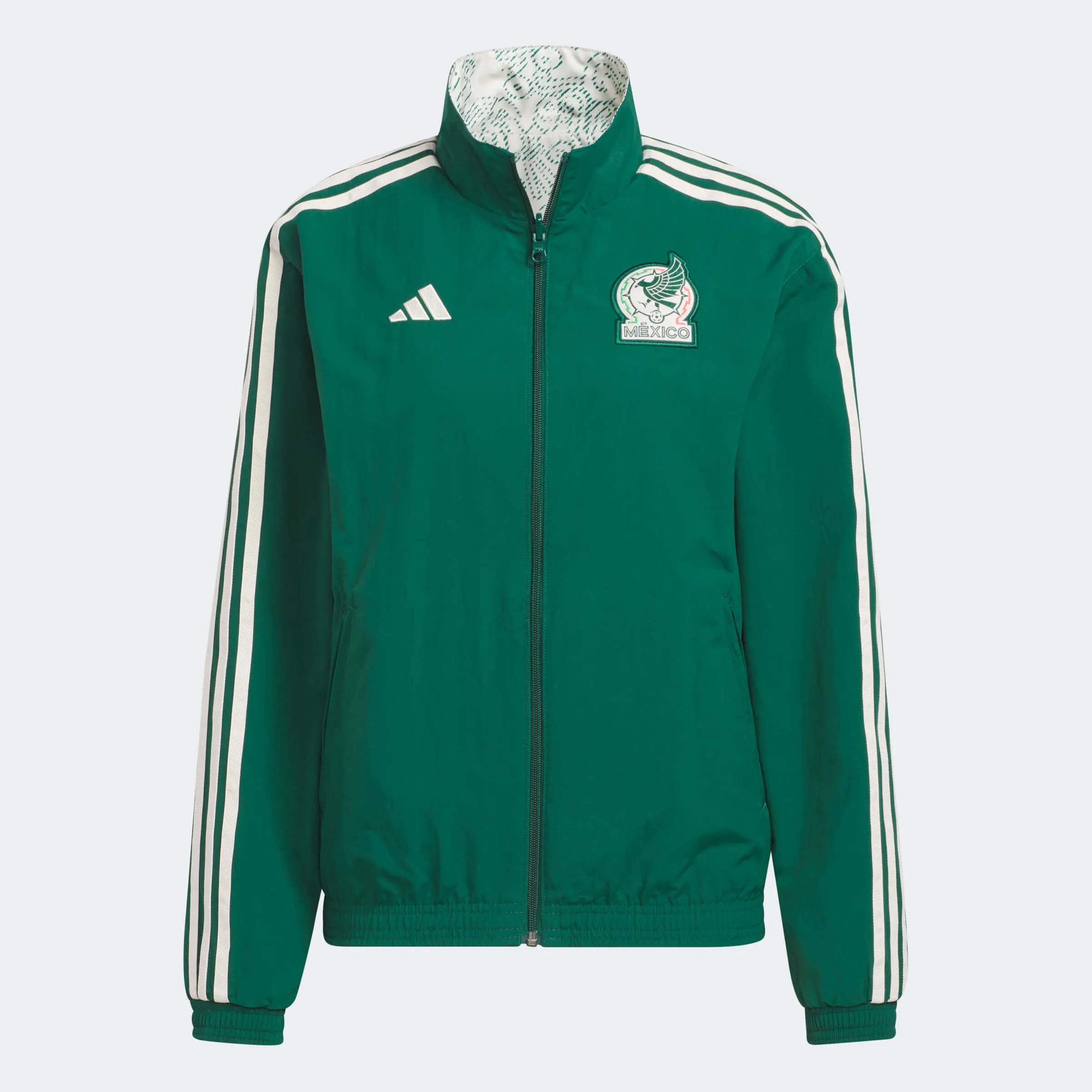 adidas 2022-23 Mexico Women's Anthem Jacket Green Mesh Jacket Canvas Jacket Denim Jacket adidas 2022-23 Mexico Women's Anthem Jacket Green Mesh Jacket Canvas Jacket Denim Jacket