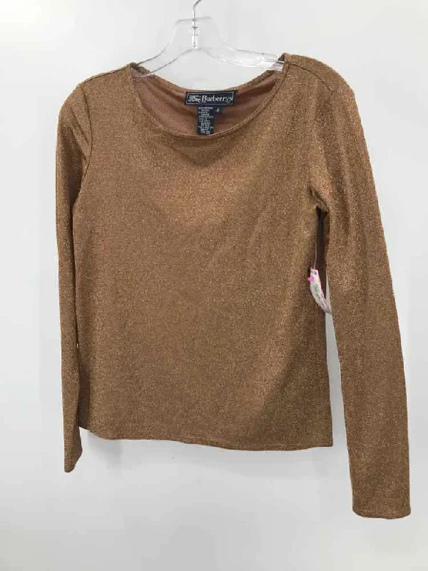 Pre-Owned Burberry Gold Size 4 Sweater Rayon Fabric Velvet Fabric Corduroy Fabric