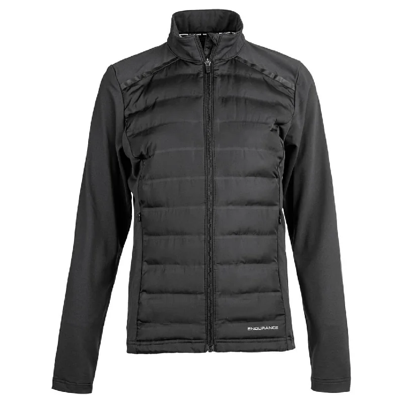Endurance Reitta Hot Fused Hybrid Jacket - Womens - Black Chenille Jacket Brocade Jacket Lace Jacket Endurance Reitta Hot Fused Hybrid Jacket - Womens - Black Chenille Jacket Brocade Jacket Lace Jacket