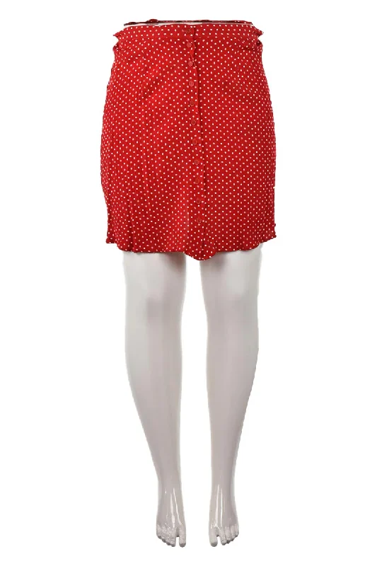 Chaus Skirt leather skirt sleek
