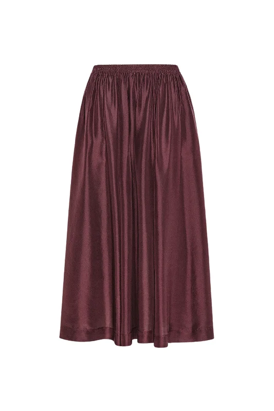 Habotai Silk Essential Skirt linen skirt natural