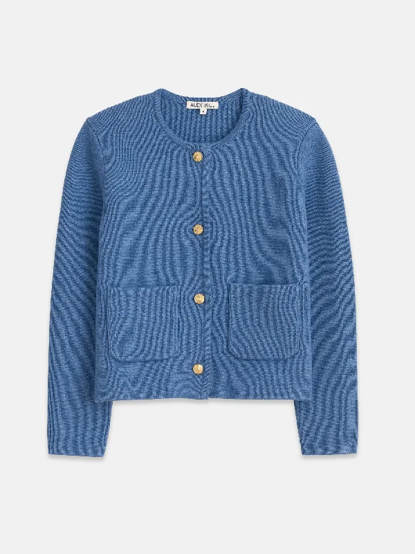 Paris Sweater Jacket Chenille Brocade Lace