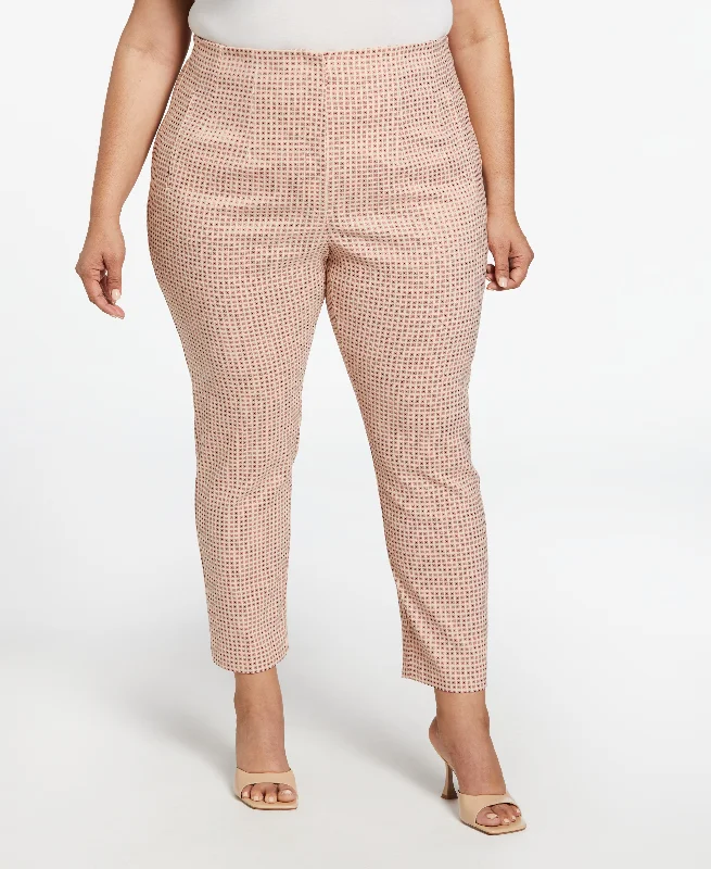 Plus Size Supreme Stretch Slim Leg Ankle Pant Modern Stretch Trousers