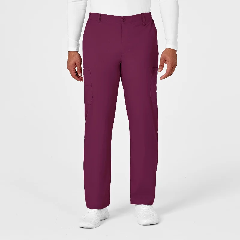 PRO Men's Cargo Scrub Pant - Wine Stylish Harem Pants