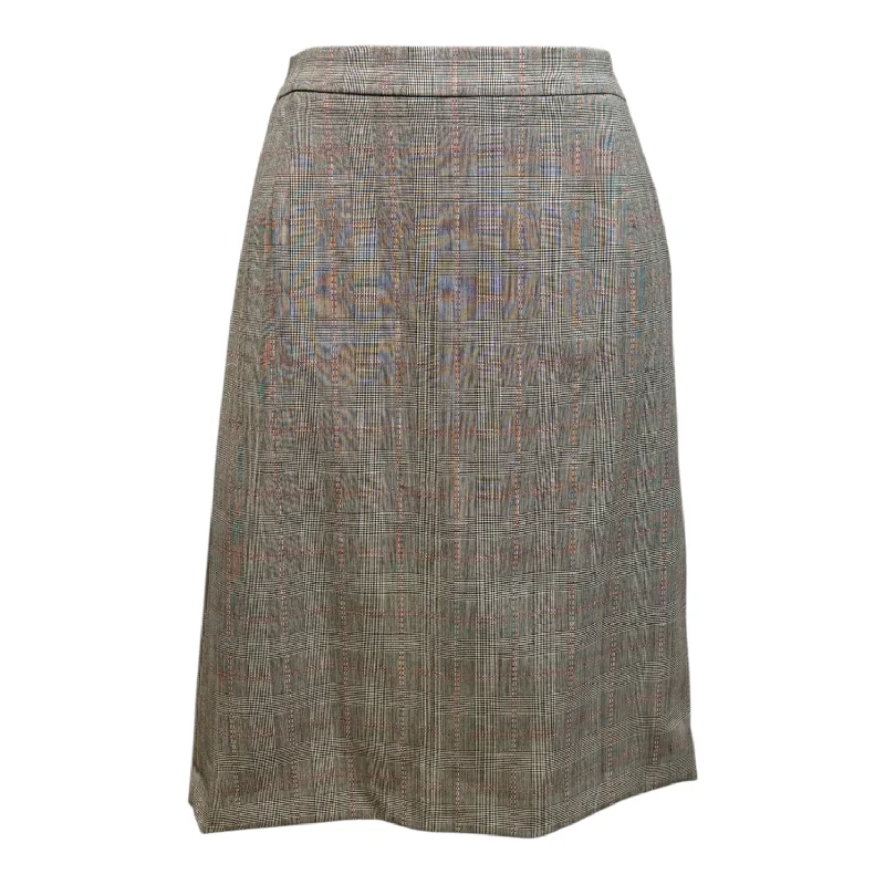 Skirt Designer By Escada In Grey, Size: 8 athletic skirt fit