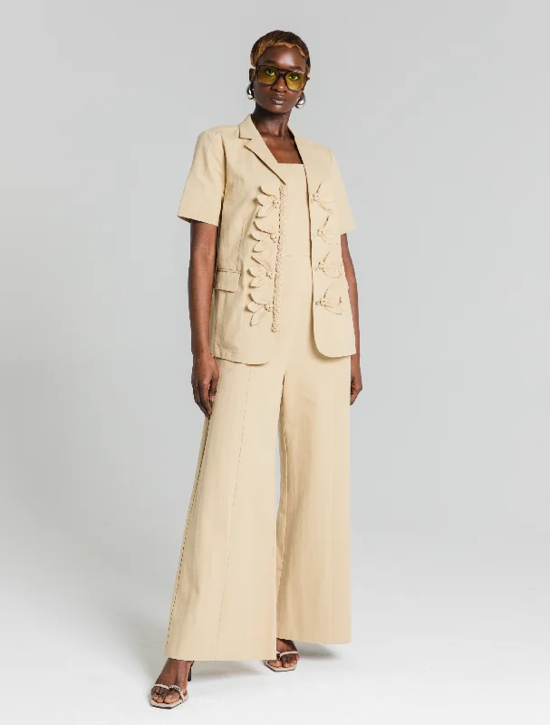 CHIGA JACKET Snapped Jacket Toggled Jacket Drawstring Jacket