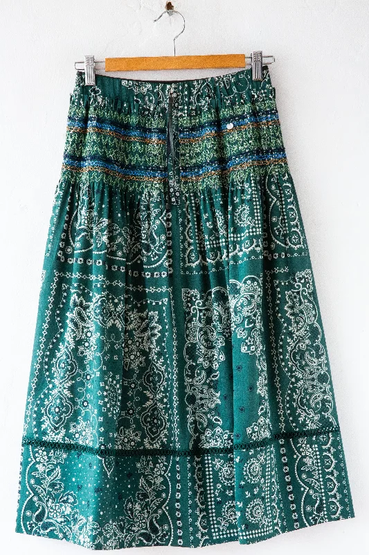 Bandana Skirt cashmere skirt soft