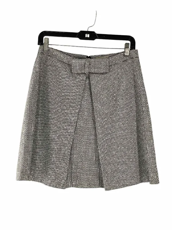 Loft Size 4 Black Gray Skirt velvet skirt luxurious