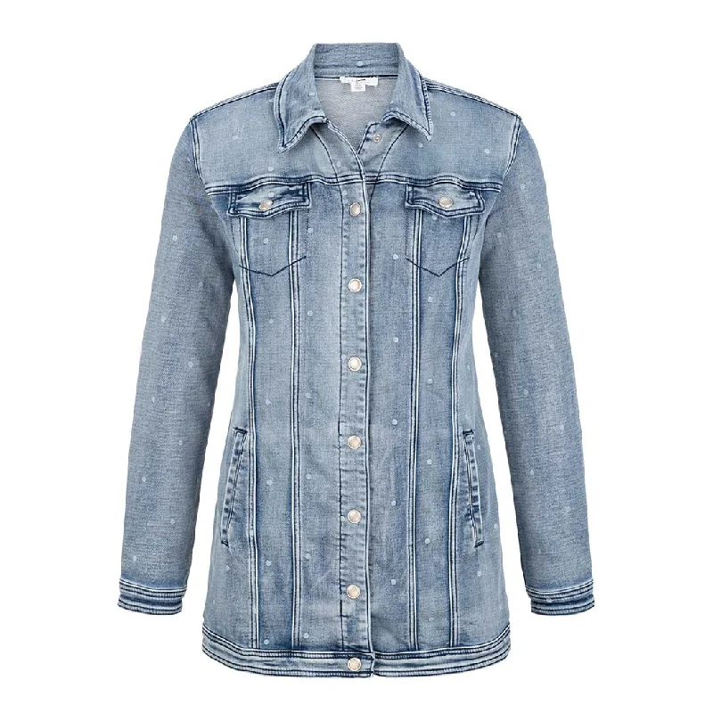 Tribal Women's Polka Dot Maxi Jean Jacket Chenille Jacket Brocade Jacket Lace Jacket Tribal Women's Polka Dot Maxi Jean Jacket Chenille Jacket Brocade Jacket Lace Jacket