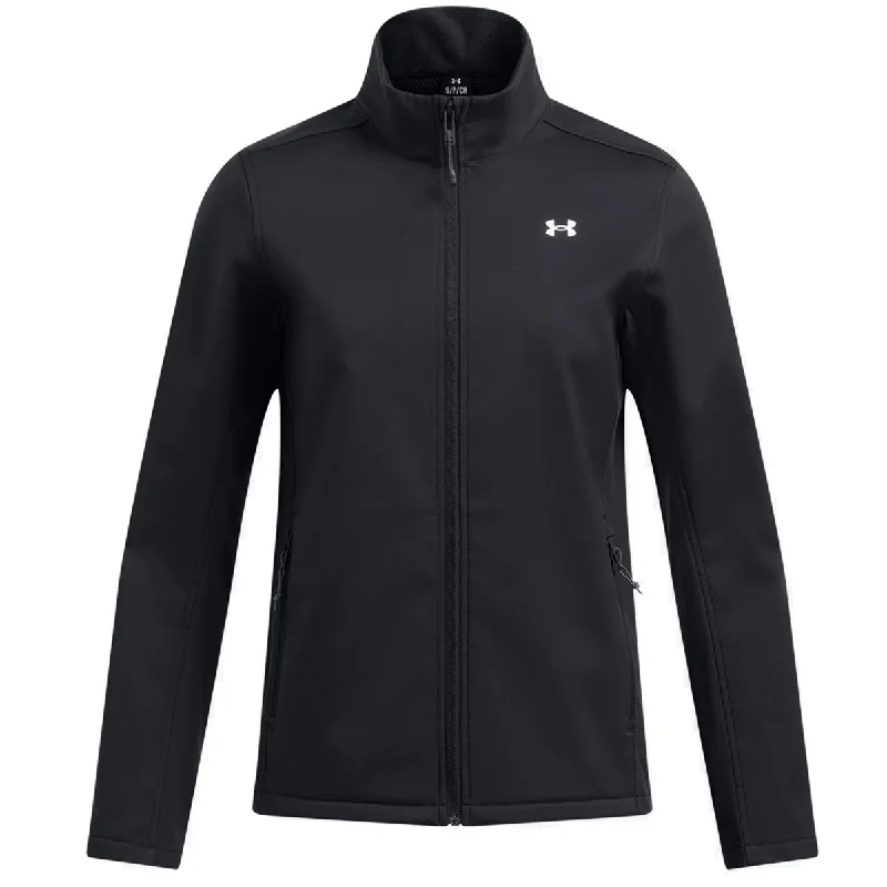 Under Armour Storm ColdGear Infrared Shield 2.0 Jacket - Womens - Black/White Knit Jacket Woven Jacket Fleece Jacket Under Armour Storm ColdGear Infrared Shield 2.0 Jacket - Womens - Black/White Knit Jacket Woven Jacket Fleece Jacket