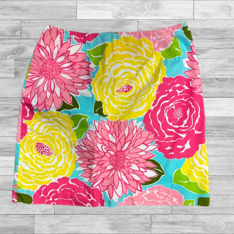 Skirt Designer By Lilly Pulitzer In Multi-colored, Size: 10 lace skirt intricate