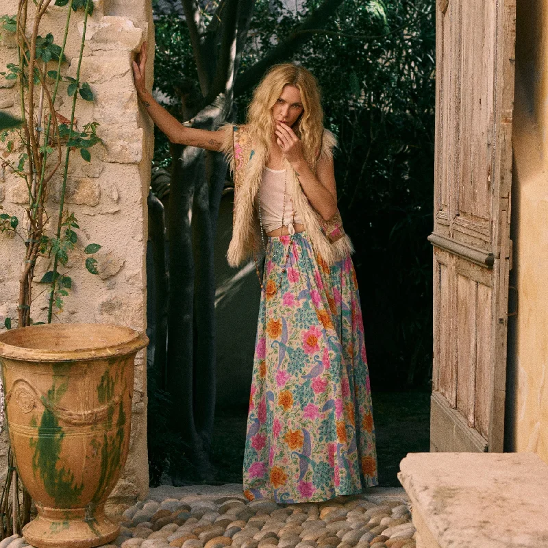 Bohème Maxi Skirt linen skirt natural