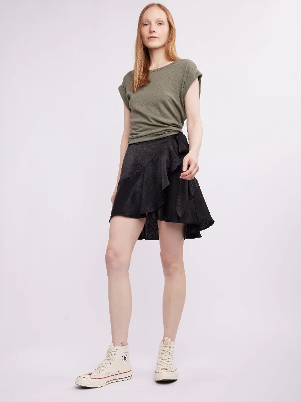 Ariana Wrap Skirt silk skirt elegant