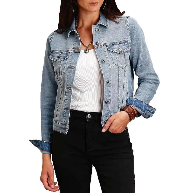 Stetson Women's Jean Jacket Anorak Shell Jacket Lightweight Jacket